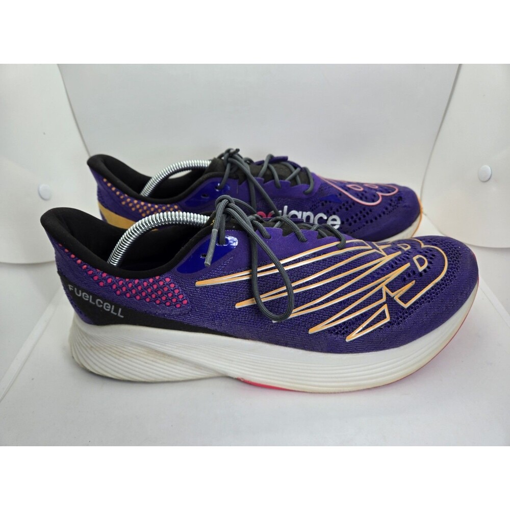 New Balance FuelCell RC Elite V2 Shoes Men's 12.5 D Deep Purple Running Sneakers